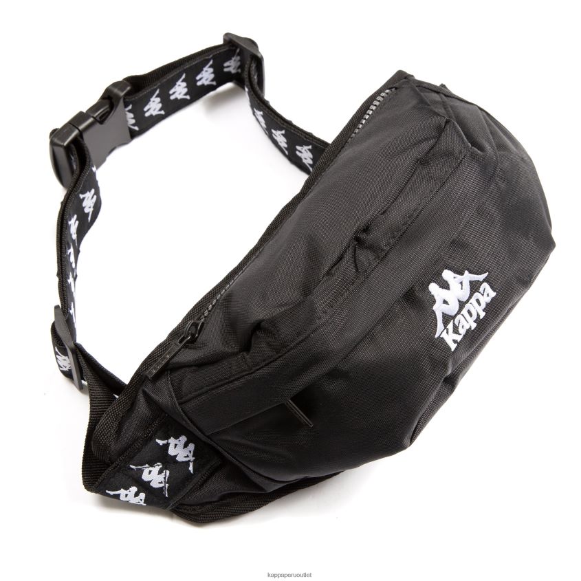 Kappa unisexo bolso 222 banda anais blanco negro 2XPNV6362