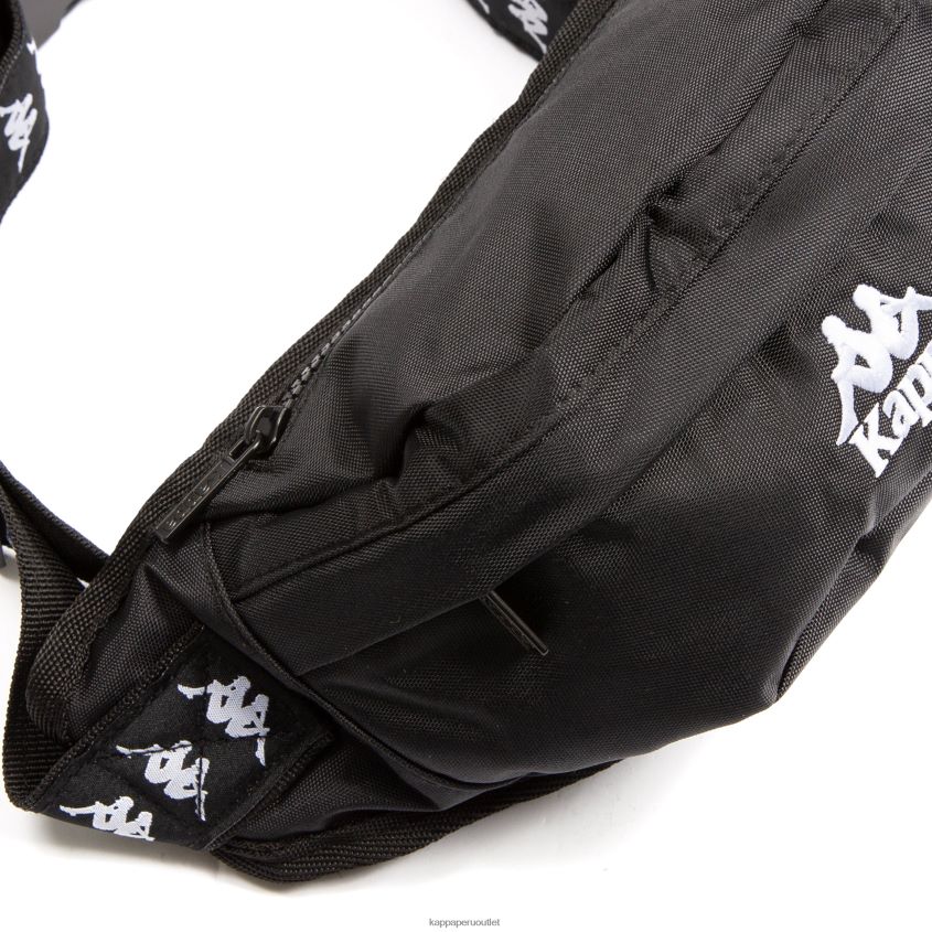 Kappa unisexo bolso 222 banda anais blanco negro 2XPNV6362