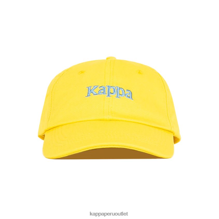 Kappa unisexo Auténtica gorra Hoogeveen. amarillo azul claro 2XPNV6302