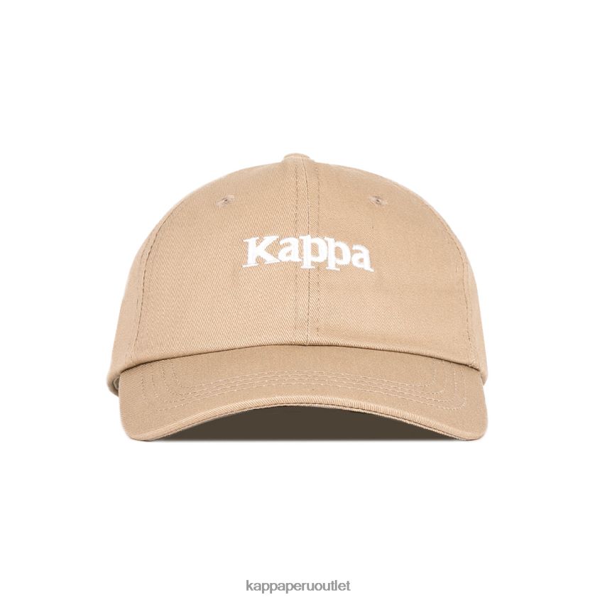 Kappa unisexo Auténtica gorra Hoogeveen. beige 2XPNV6334