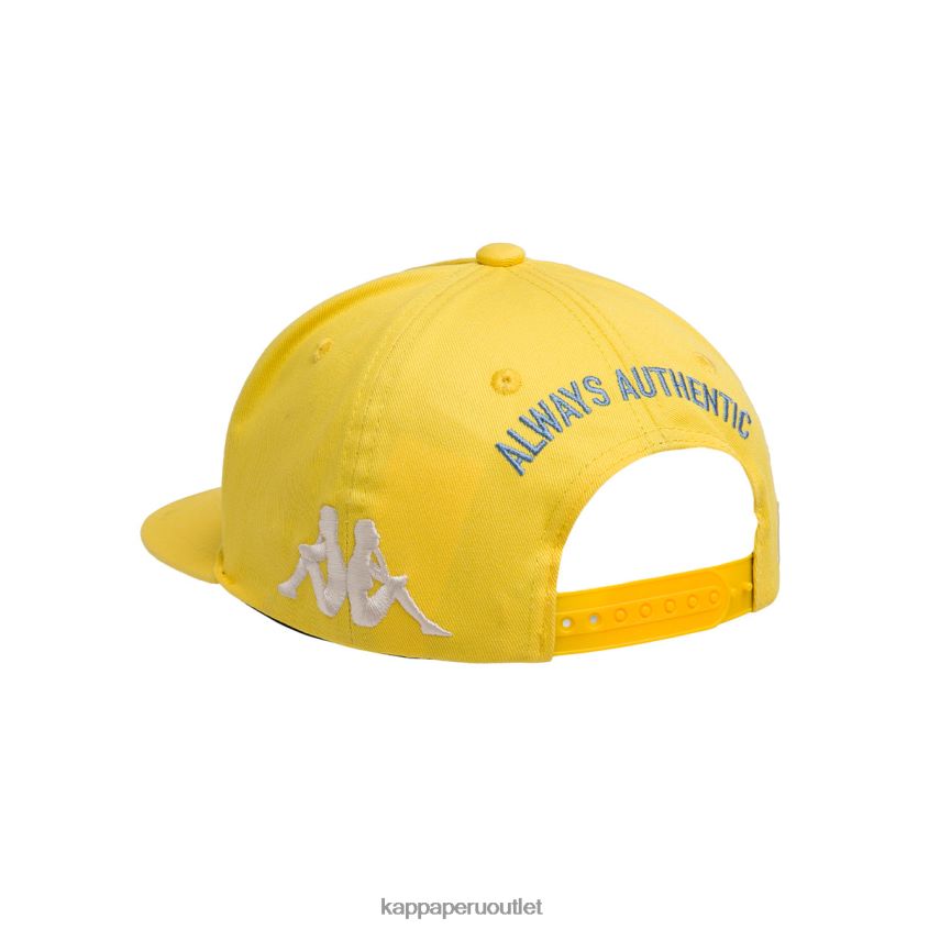 Kappa unisexo Auténtica gorra tornado Graphik. amarillo azul claro 2XPNV6301