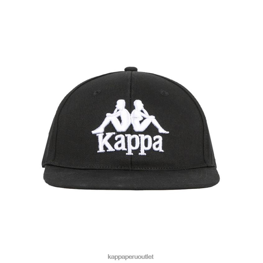 Kappa unisexo gorra bzadem auténtica arena de humo negro 2XPNV6319