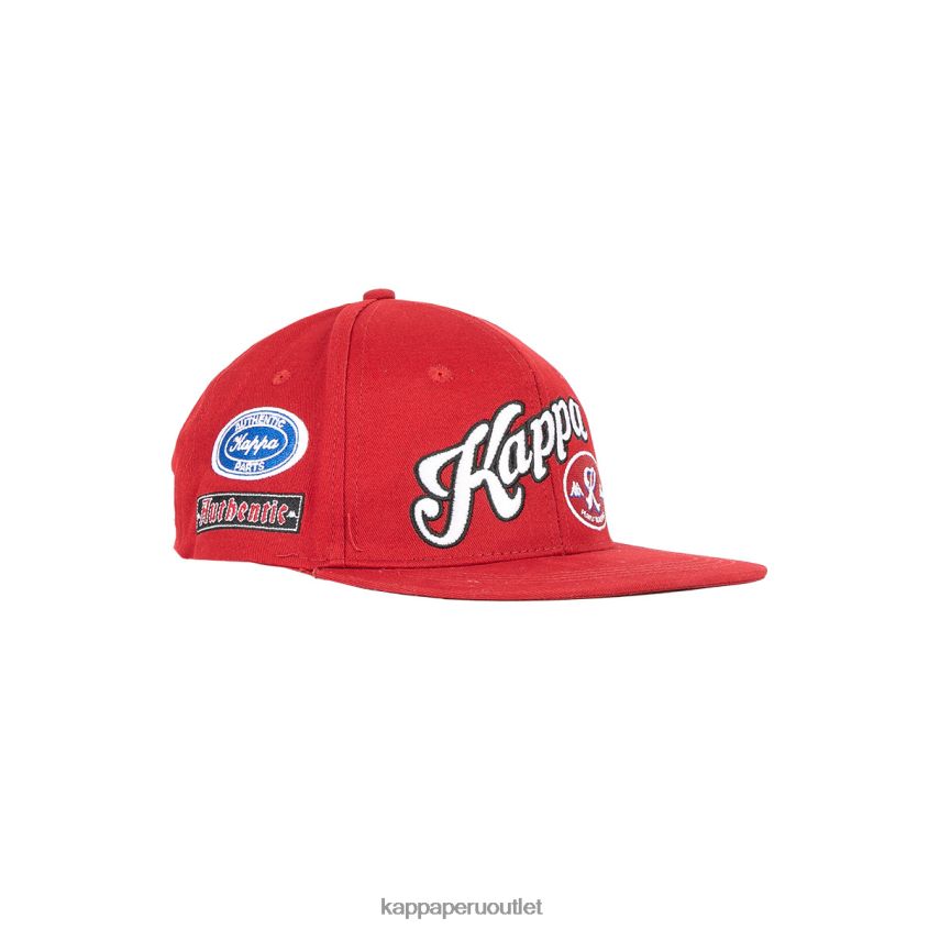 Kappa unisexo gorra de rastrillos auténtica rojo 2XPNV6328