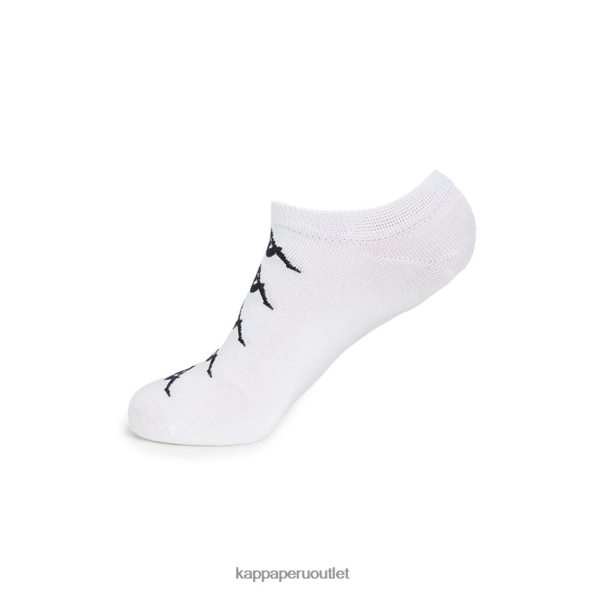 Kappa unisexo paquete de 3 calcetines assis auténticos blanco 2XPNV6346