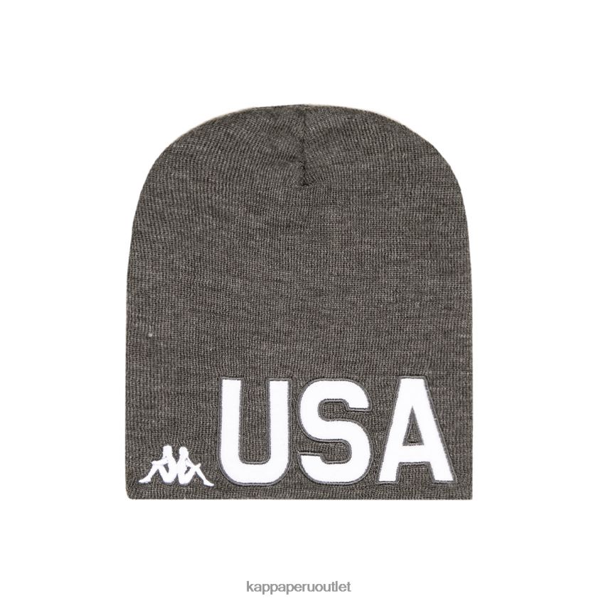Kappa unisexo 6cento wabato2 sombrero estadounidense gris 2XPNV6287