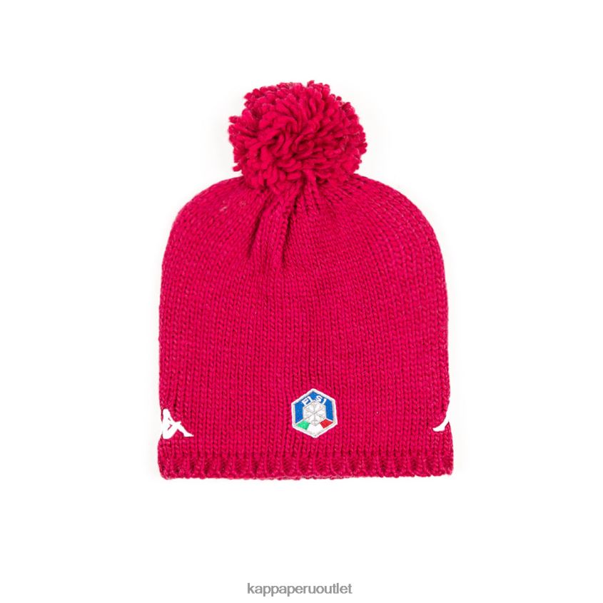 Kappa unisexo Gorro 6cento flocado 3 fisi cereza roja 2XPNV6338
