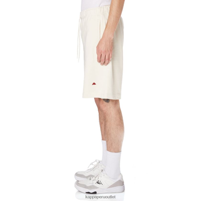 Kappa hombres bata giovani karraway pantalones cortos crema 2XPNV6272