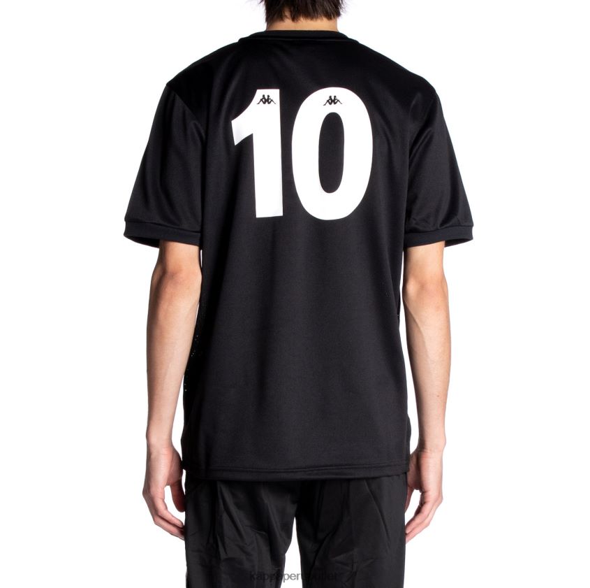 Kappa hombres auténtica camiseta de arnold azabache negro 2XPNV6211