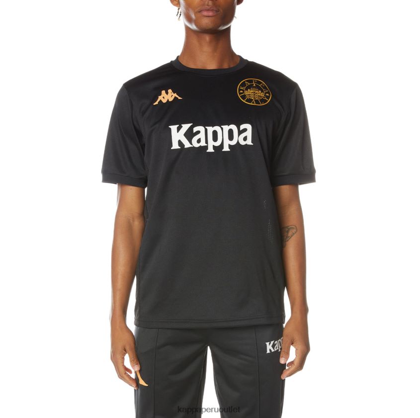 Kappa hombres auténtica camiseta de arnold negro azabache 2XPNV6213