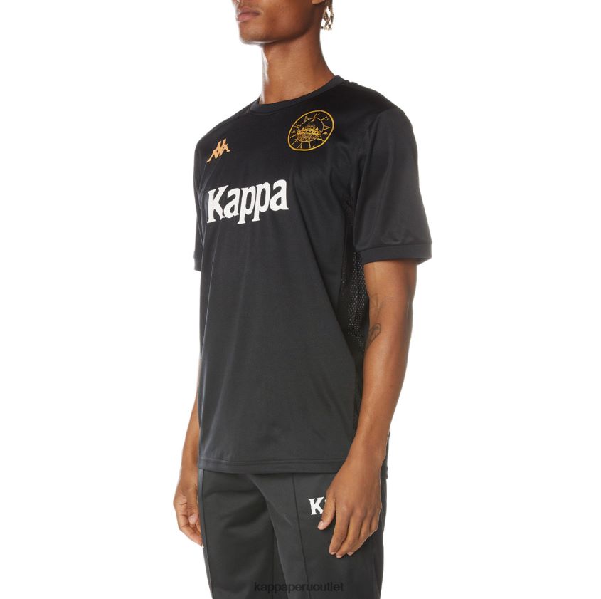 Kappa hombres auténtica camiseta de arnold negro azabache 2XPNV6213
