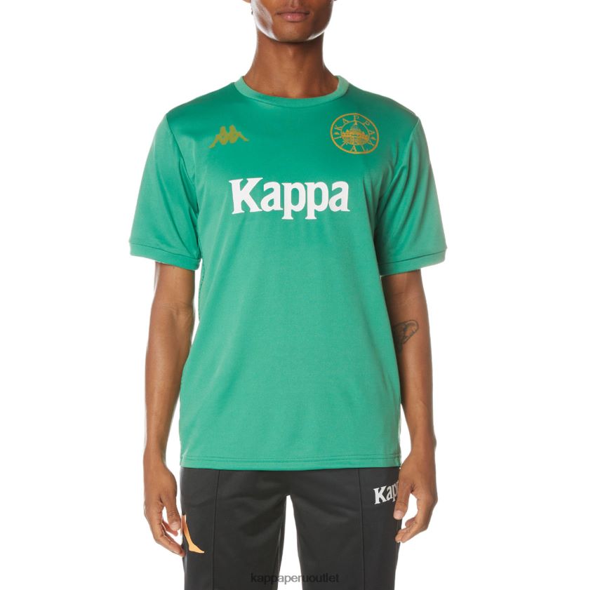 Kappa hombres auténtica camiseta de arnold verde 2XPNV6144