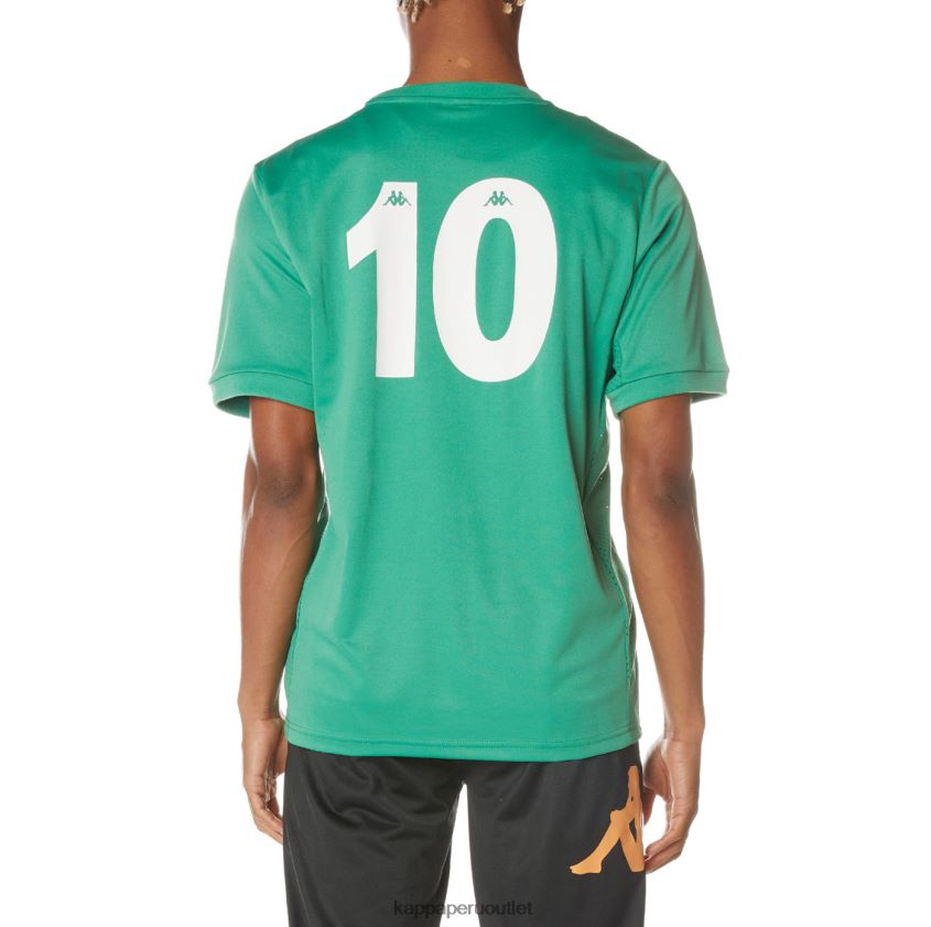 Kappa hombres auténtica camiseta de arnold verde 2XPNV6144
