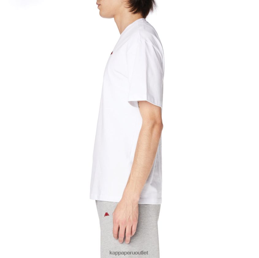 Kappa hombres bata giovani darphis camiseta blanco 2XPNV6201