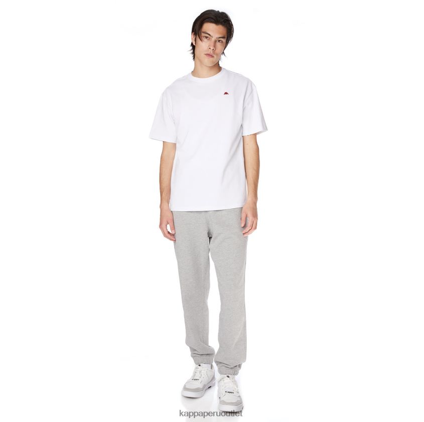 Kappa hombres bata giovani darphis camiseta blanco 2XPNV6201