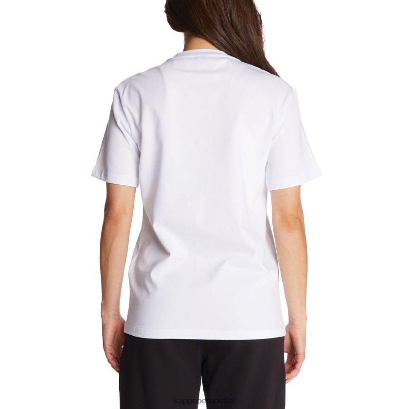 Kappa hombres bata giovani darphis camiseta blanco 2XPNV6201