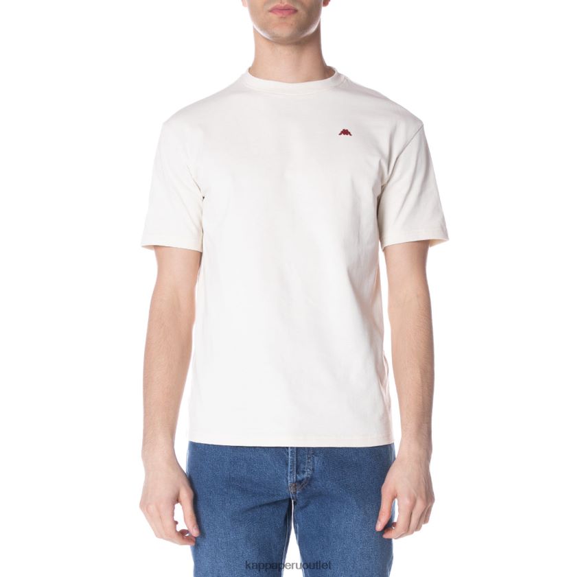 Kappa hombres bata giovani darphis camiseta crema 2XPNV6151