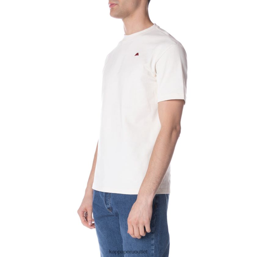 Kappa hombres bata giovani darphis camiseta crema 2XPNV6151