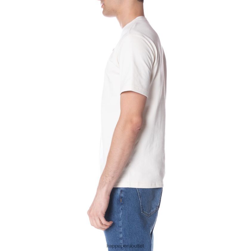 Kappa hombres bata giovani darphis camiseta crema 2XPNV6151
