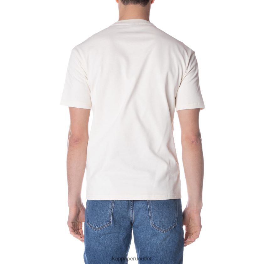 Kappa hombres bata giovani darphis camiseta crema 2XPNV6151