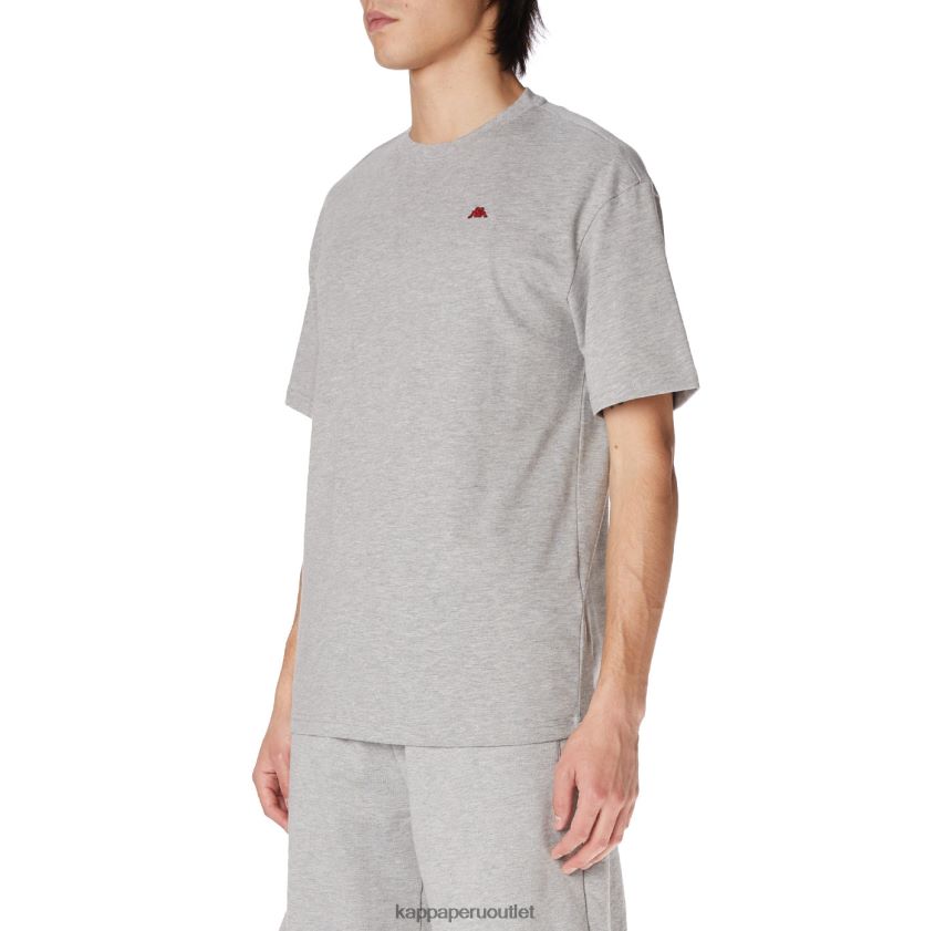 Kappa hombres bata giovani darphis camiseta gris claro 2XPNV6153