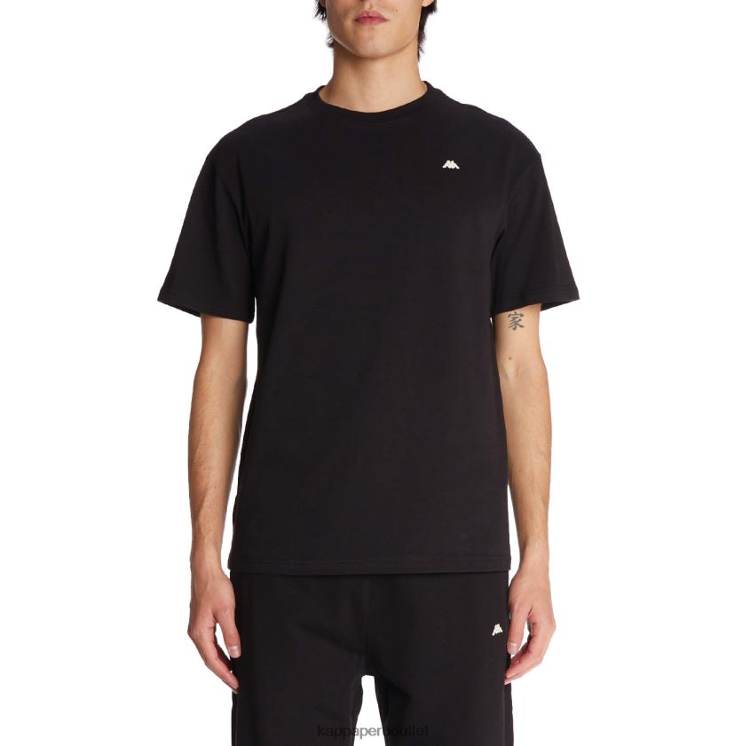 Kappa hombres bata giovani darphis camiseta negro 2XPNV6152