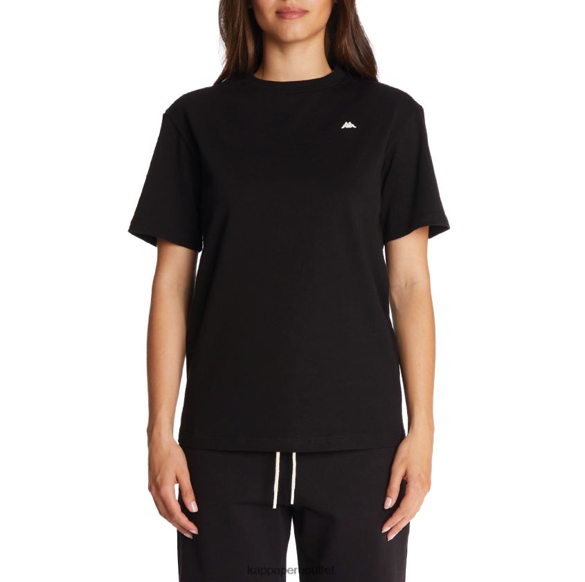 Kappa hombres bata giovani darphis camiseta negro 2XPNV6152