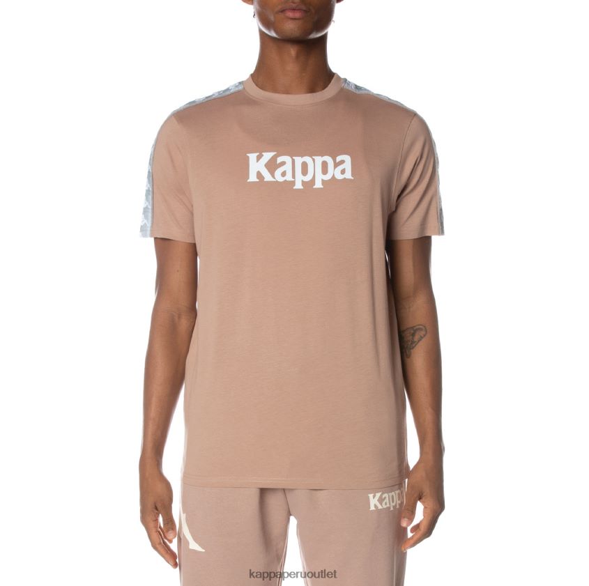Kappa hombres camiseta 222 banda dabst beige 2XPNV6155
