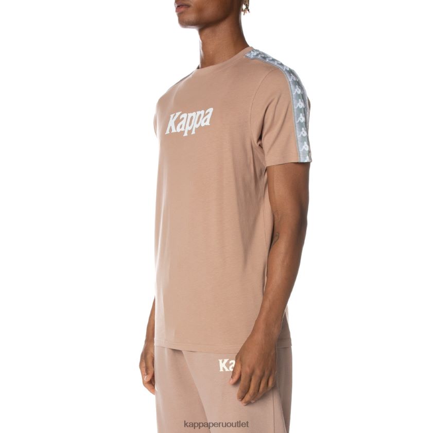 Kappa hombres camiseta 222 banda dabst beige 2XPNV6155
