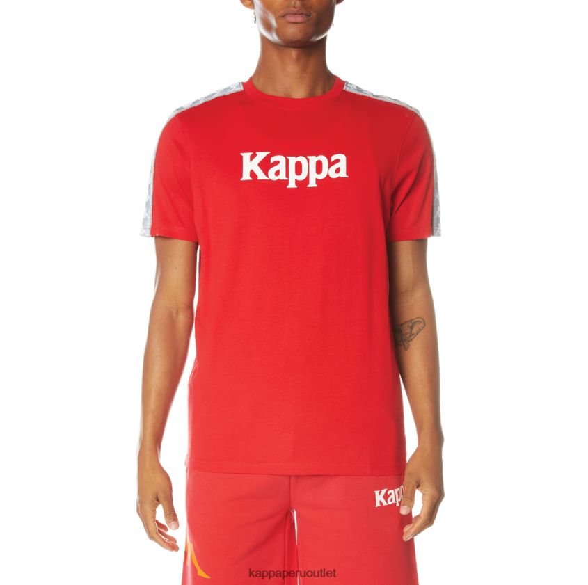 Kappa hombres camiseta 222 banda dabst rojo 2XPNV6141