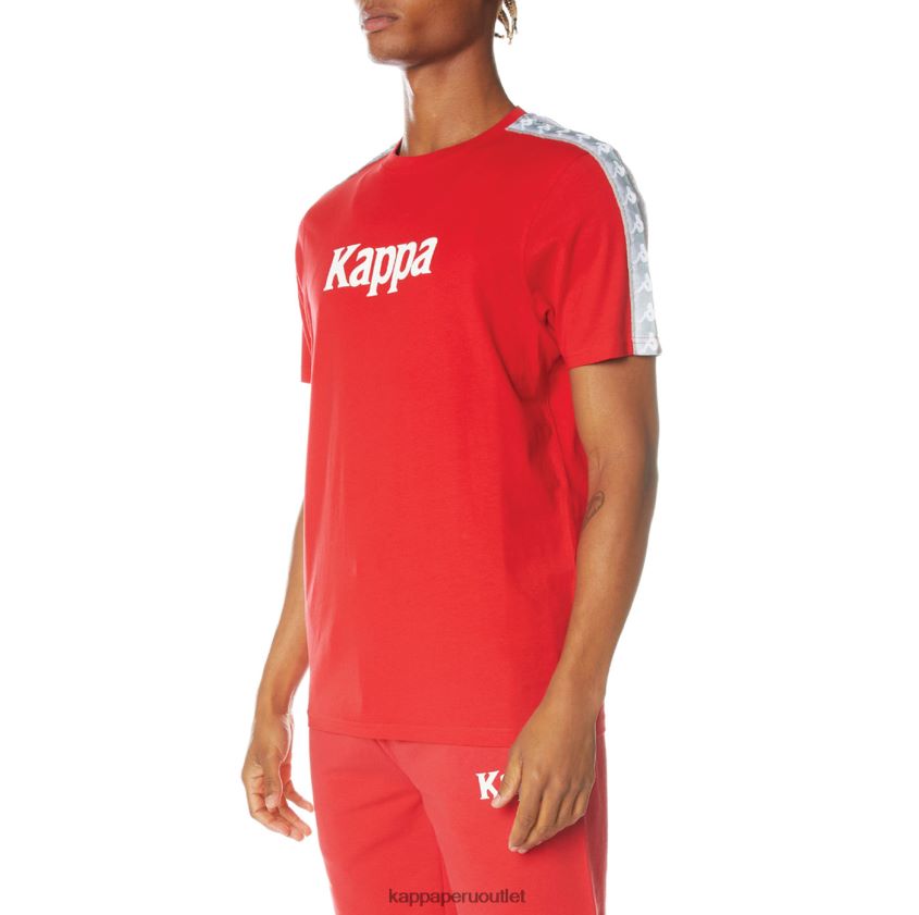 Kappa hombres camiseta 222 banda dabst rojo 2XPNV6141