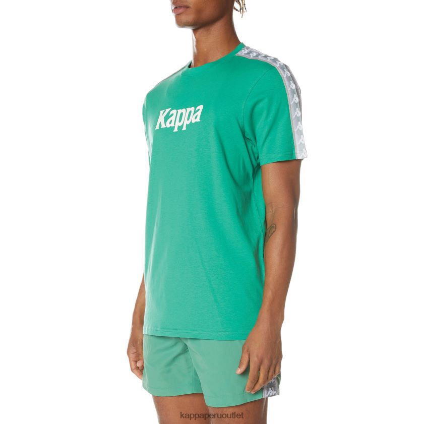 Kappa hombres camiseta 222 banda dabst verde 2XPNV6146