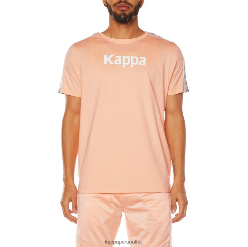 Kappa hombres camiseta 222 banda deto 2 durazno 2XPNV6175