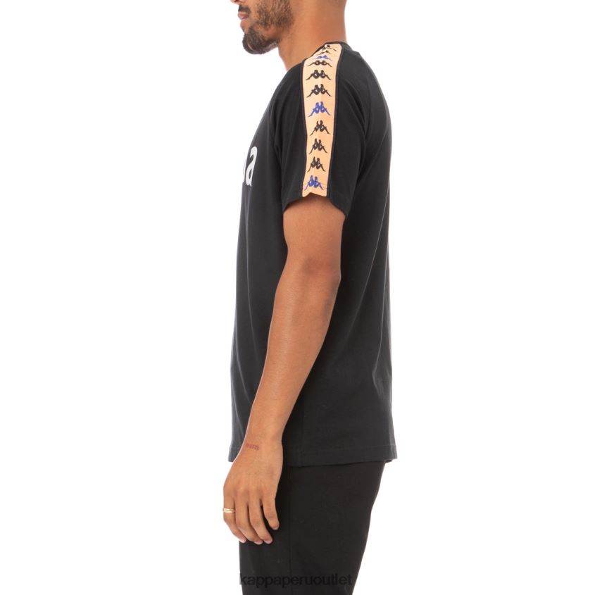 Kappa hombres camiseta 222 banda deto negro 2XPNV6183
