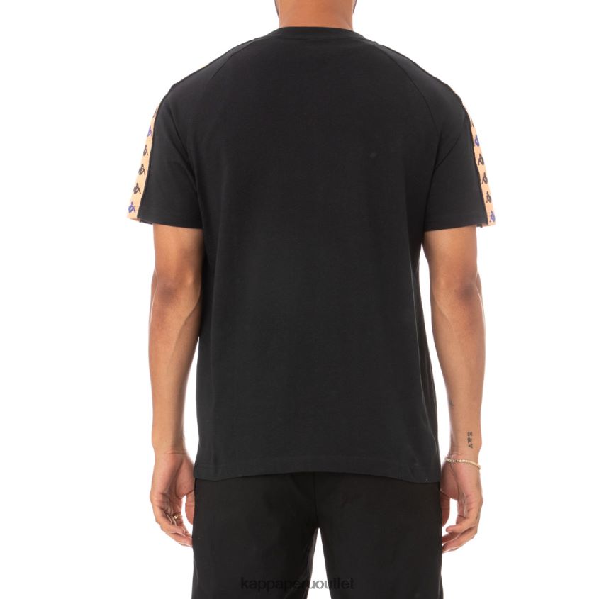 Kappa hombres camiseta 222 banda deto negro 2XPNV6183