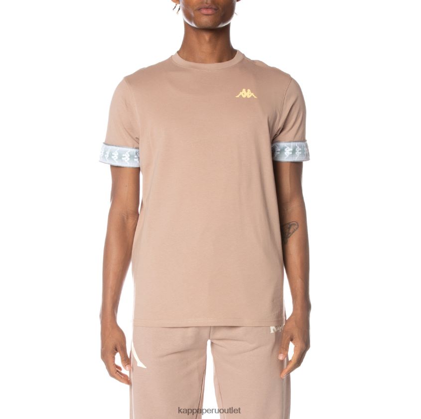 Kappa hombres camiseta 222 banda torby beige 2XPNV6154