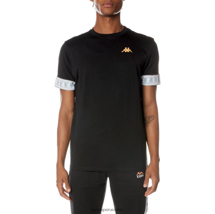Kappa hombres camiseta 222 banda torby negro azabache 2XPNV6131