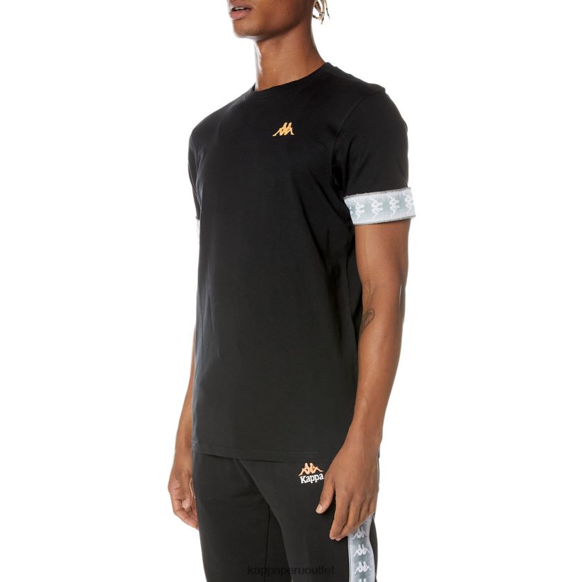 Kappa hombres camiseta 222 banda torby negro azabache 2XPNV6131