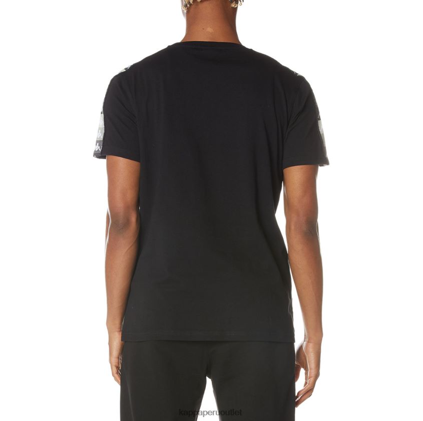 Kappa hombres camiseta artemisa auténtica azabache negro 2XPNV6125