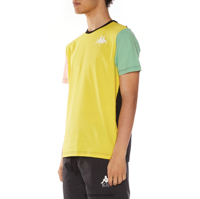 Kappa hombres camiseta auténtica de zabrze azabache negro 2XPNV6103