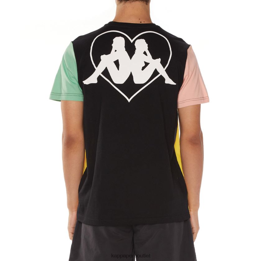 Kappa hombres camiseta auténtica de zabrze azabache negro 2XPNV6103