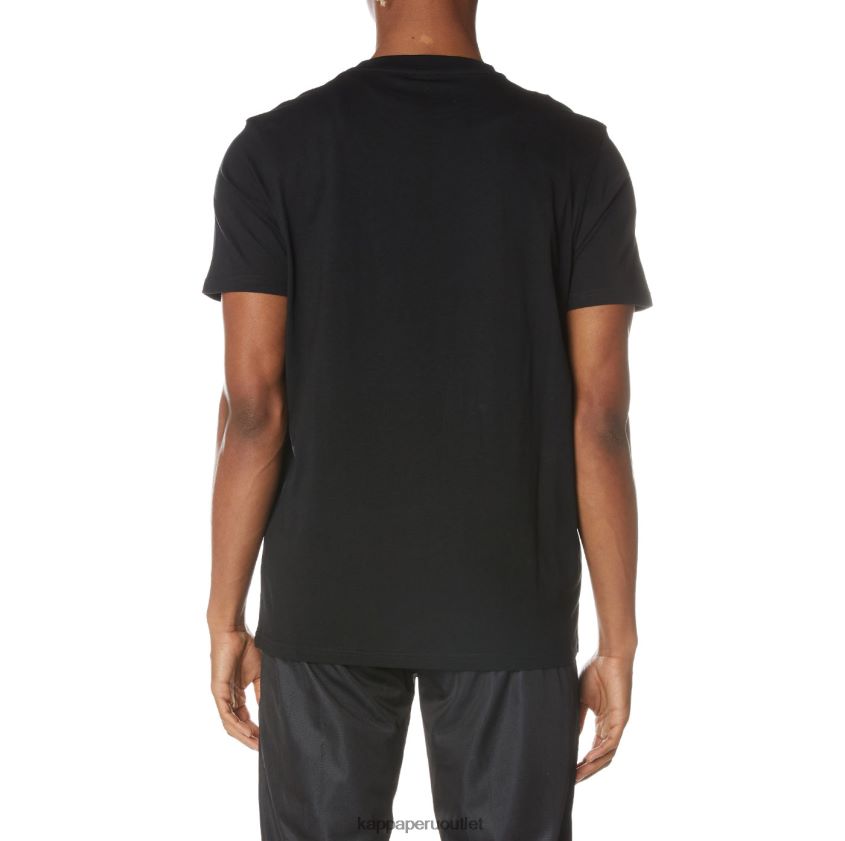 Kappa hombres camiseta autentica del cairo negro azabache 2XPNV6164