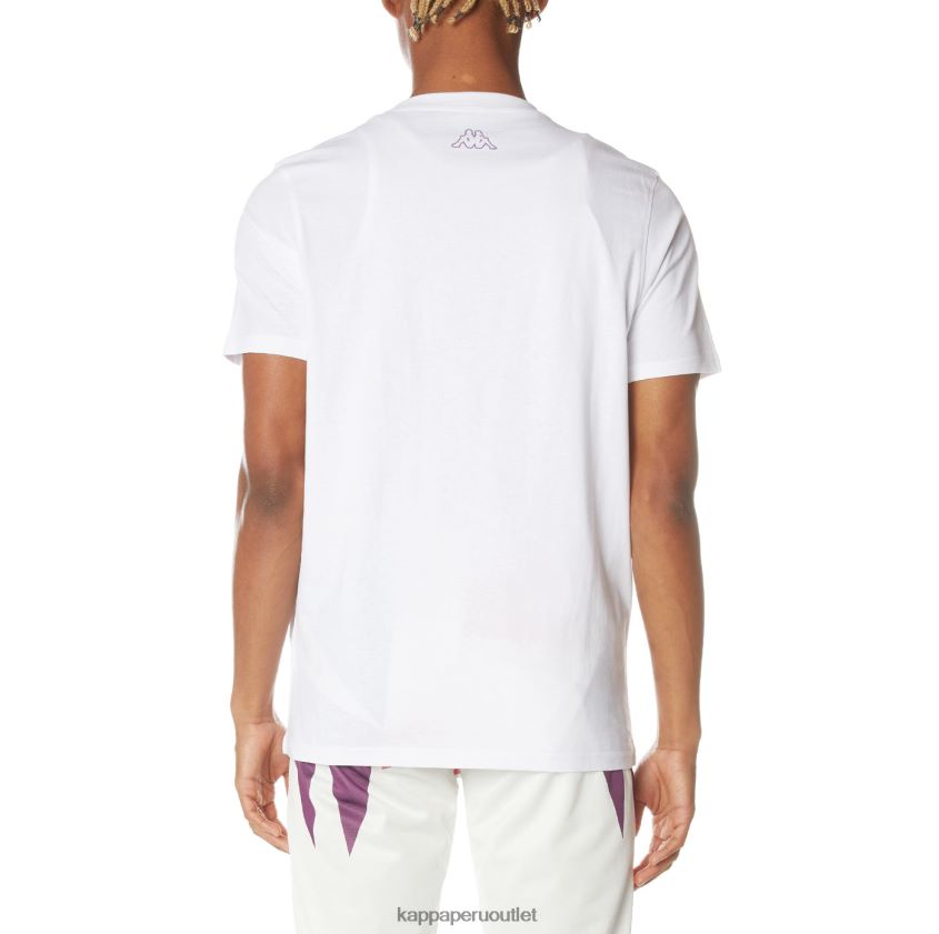 Kappa hombres camiseta con logo blanco 2XPNV6169