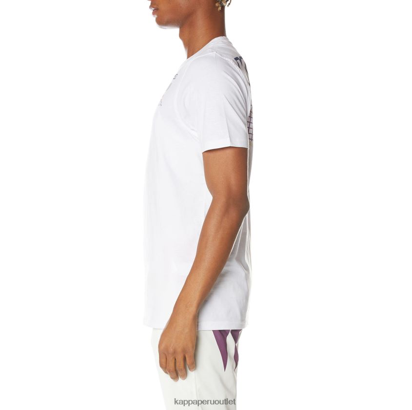 Kappa hombres camiseta con logo de mari blanco 2XPNV6170