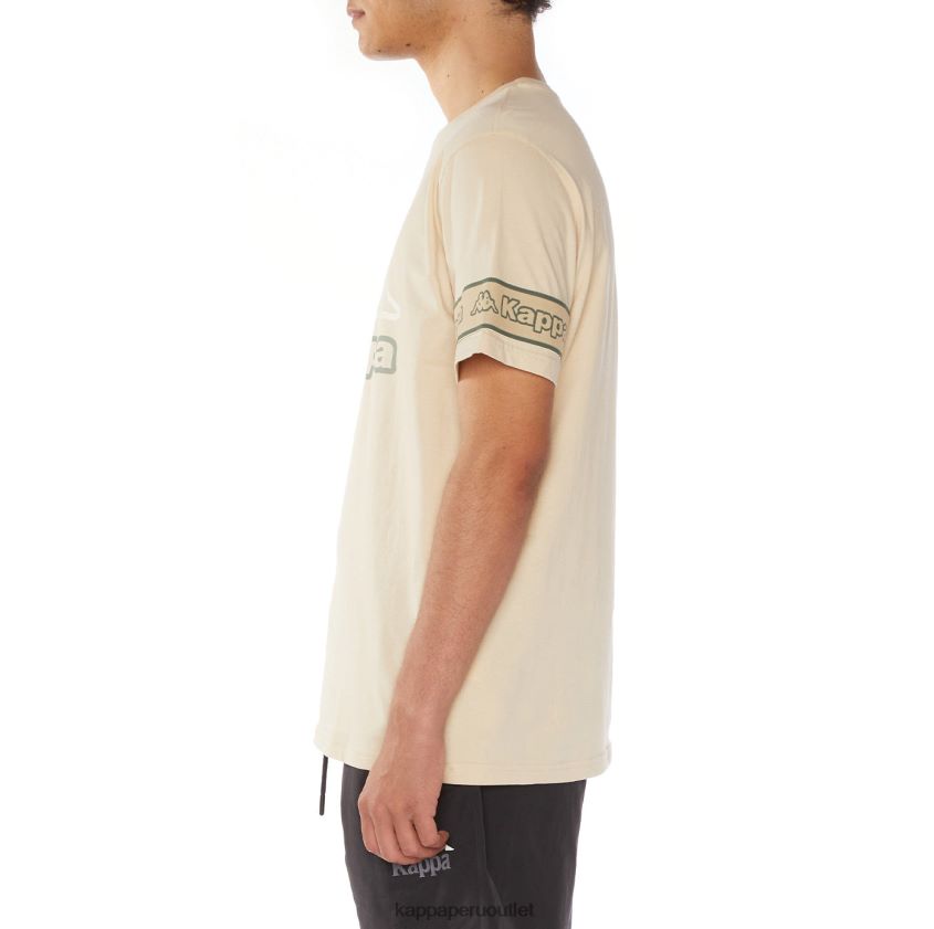 Kappa hombres camiseta con logo propio beige 2XPNV6113