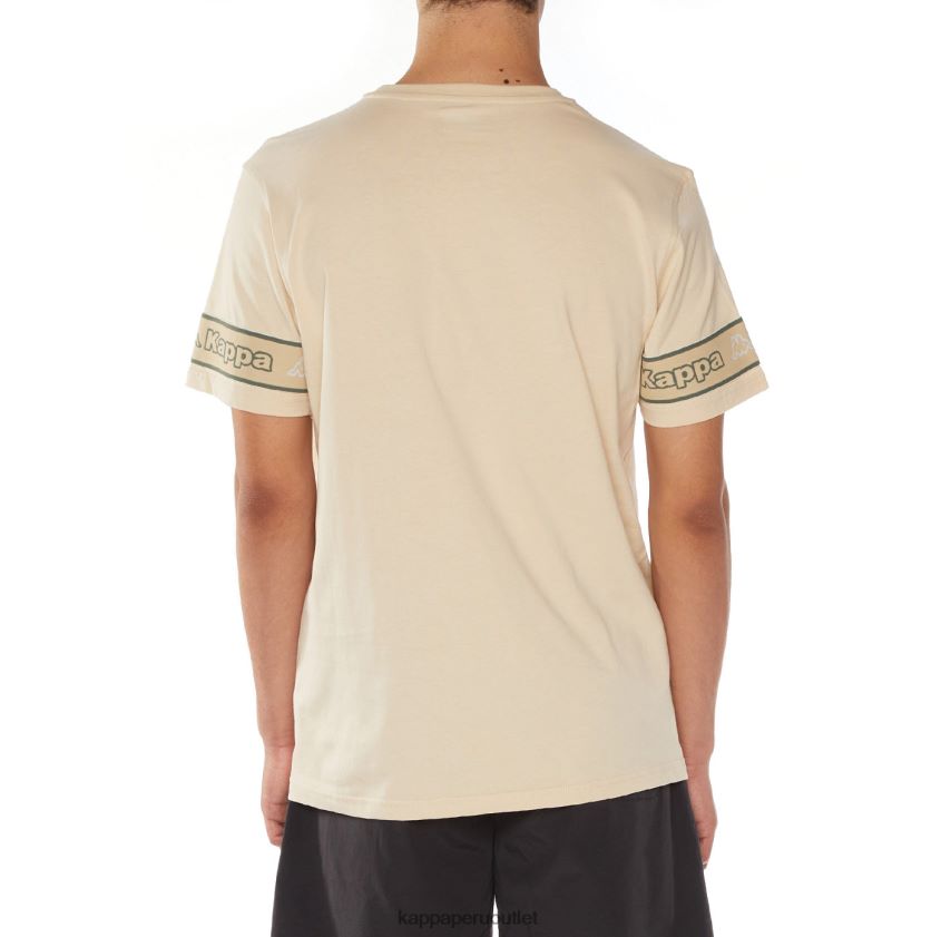 Kappa hombres camiseta con logo propio beige 2XPNV6113