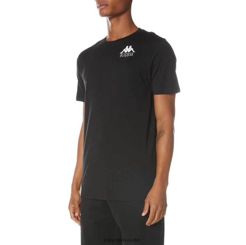 Kappa hombres camiseta de auténticos capaces azabache negro 2XPNV6129