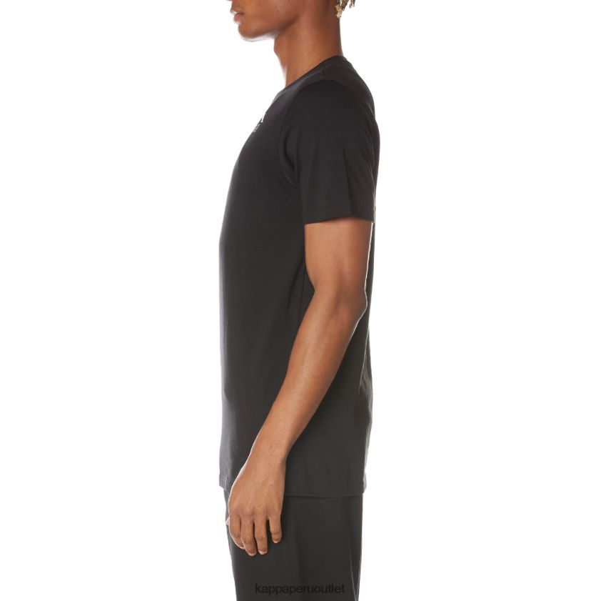Kappa hombres camiseta de auténticos capaces azabache negro 2XPNV6129