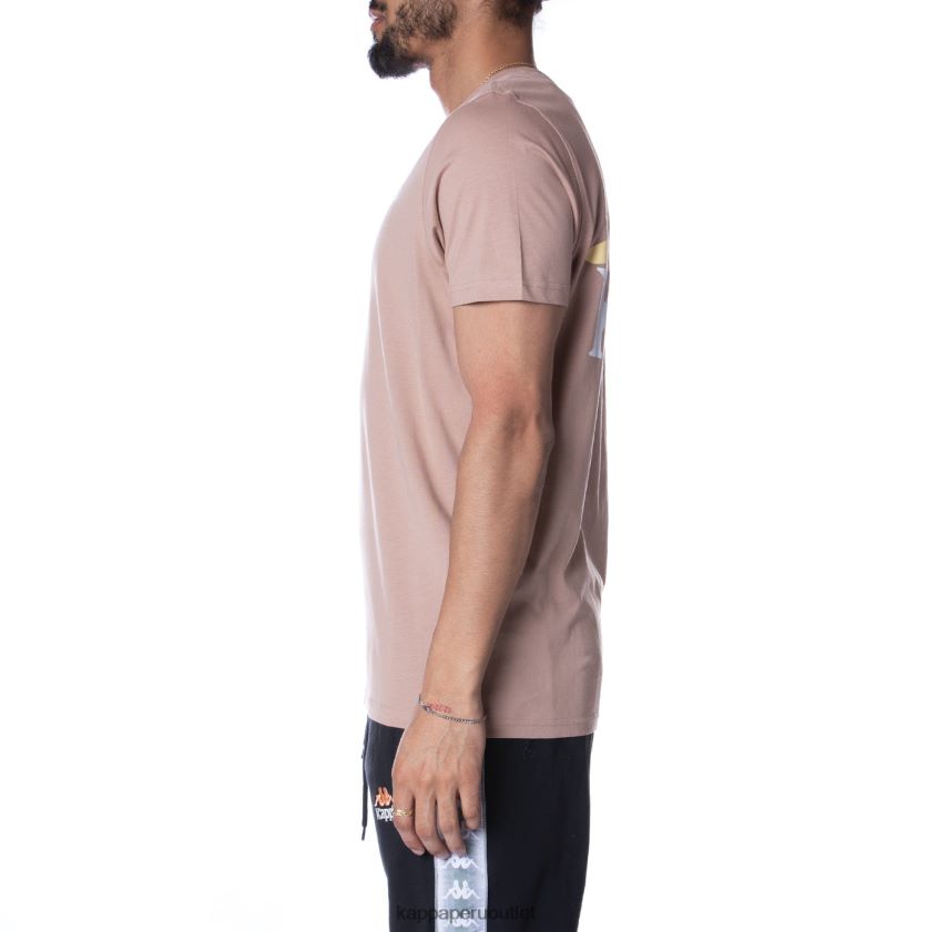 Kappa hombres camiseta de auténticos capaces beige 2XPNV6157