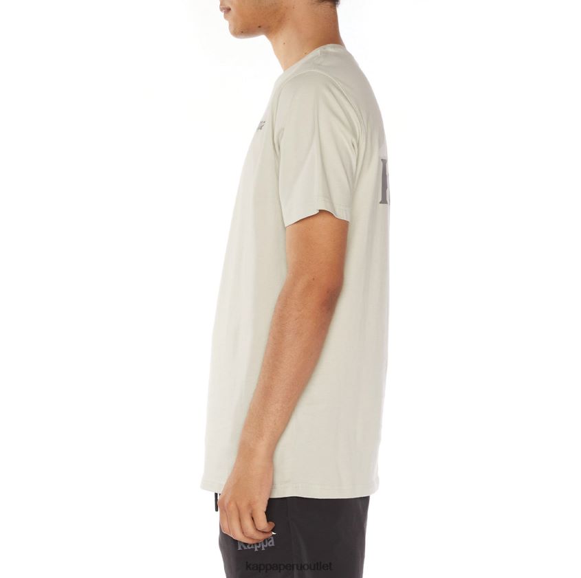 Kappa hombres camiseta de auténticos capaces gris 2XPNV6126