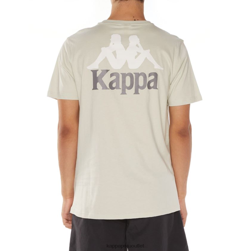 Kappa hombres camiseta de auténticos capaces gris 2XPNV6126